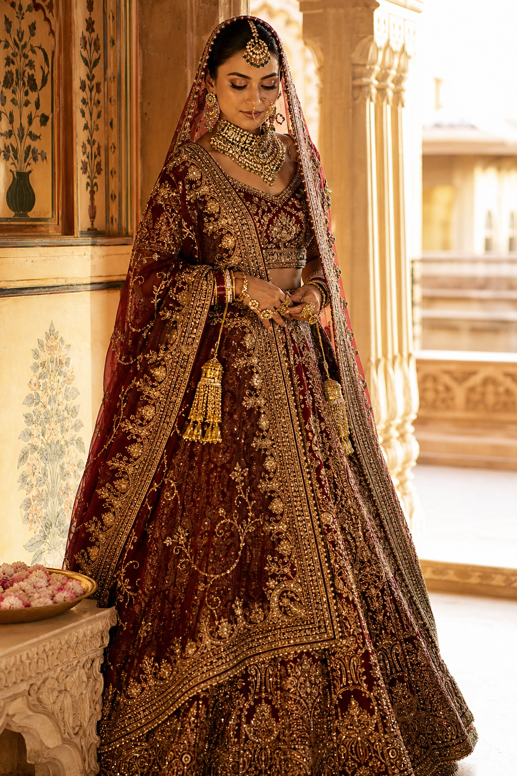 NRI bride checklist — commissioning bridal lehenga from Delhi to USA UK Canada Australia
